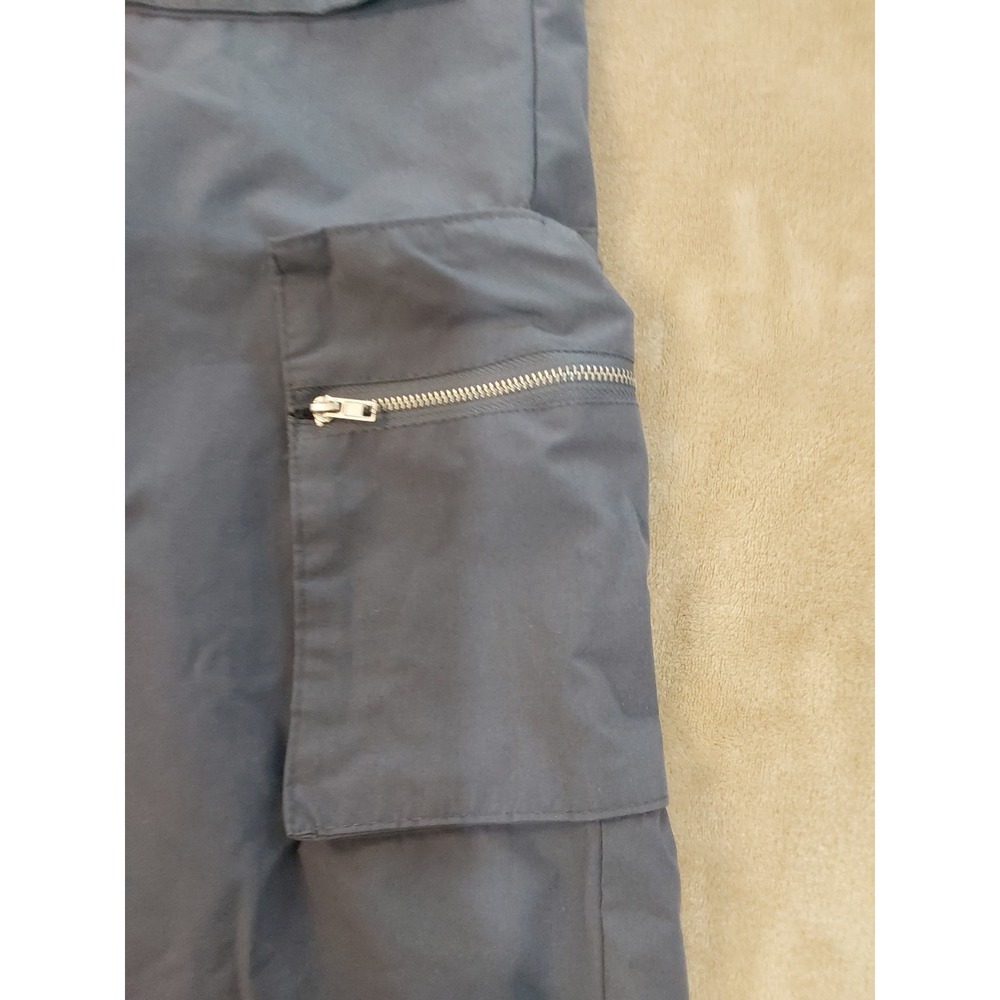Harper & Ivy Cargo Jogger Pants Womens S Gray Blue Parachute Utility Y2K - Picture 6 of 16